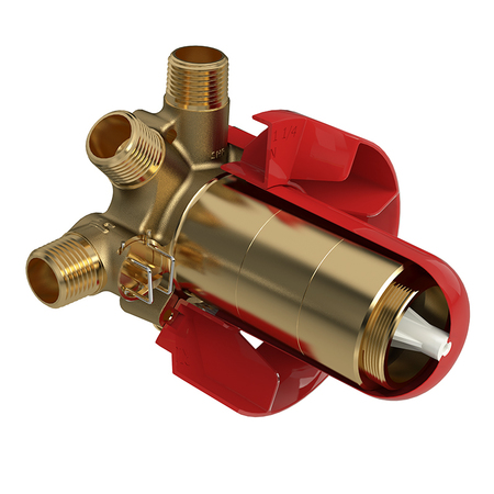 RIOBEL 1/2" Therm & Pressure Balance Rough-In Valve With Up To 5 Functions R45